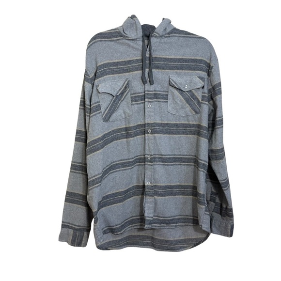 Molokai surf co. Long sleeve hoodie flannel gorpcore size XL blokecore - Picture 1 of 5